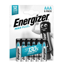 Pila ministilo AAA - 1,5V - Max Plus alcalina - Energizer - blister 6 pezzi Pila ministilo AAA - 1,5V - Max Plus alcalina - Energizer - blister 6 pezzi