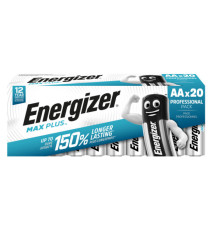Pila stilo AA - 1,5V - Max Plus alcalina - Energizer - astuccio 20 pezzi