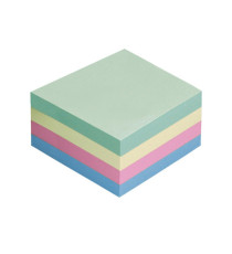 Biglietti adesivi Cubo - assortito tenue - 75 x 75mm - 70gr - 400 fogli - Starline Biglietti adesivi Cubo - assortito tenue - 75 x 75mm - 70gr - 400 fogli - Starline