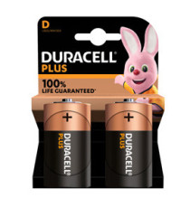 Pila torcia - D - LR20 - MN1300 - Plus - Duracell - blister 2 pezzi