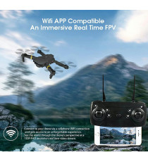 Mini drone quadricottero pieghevole wifi 998 pro, con telecamera HD 720p e telecomando,flip 3D libero uso in spazi aperti Mini drone quadricottero pieghevole wifi 998 pro, con telecamera HD 720p e telecomando,flip 3D libero uso in spazi aperti