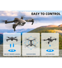 Mini drone quadricottero pieghevole wifi 998 pro, con telecamera HD 720p e telecomando,flip 3D libero uso in spazi aperti Mini drone quadricottero pieghevole wifi 998 pro, con telecamera HD 720p e telecomando,flip 3D libero uso in spazi aperti