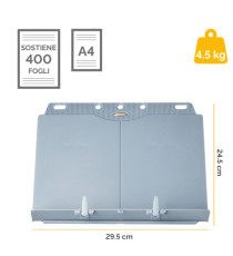 Leggio Booklift - formato A4 - silver - Fellowes