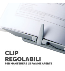 Leggio Booklift - formato A4 - silver - Fellowes