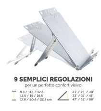 Leggio Booklift - formato A4 - silver - Fellowes