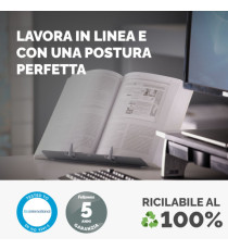 Leggio Booklift - formato A4 - silver - Fellowes