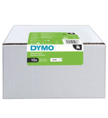 Nastro D1 409130 - 9 mm x 7 mt - PL - nero/bianco - Dymo - value pack 10 pezzi Nastro D1 409130 - 9 mm x 7 mt - PL - nero/bianco - Dymo - value pack 10 pezzi