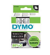 Nastro D1 standard 409130 - 9 mm x 7 mt - PL - nero/bianco - Dymo Nastro D1 standard 409130 - 9 mm x 7 mt - PL - nero/bianco - Dymo