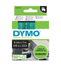 Nastro D1 standard 409190 - 9 mm x 7 mt - PL - nero/verde - Dymo Nastro D1 standard 409190 - 9 mm x 7 mt - PL - nero/verde - Dymo
