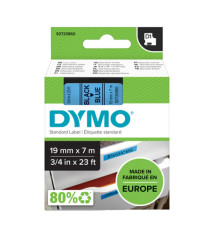 Nastro D1 standard 458060 - 19 mm x 7 mt - PL - nero/blu - Dymo Nastro D1 standard 458060 - 19 mm x 7 mt - PL - nero/blu - Dymo