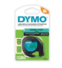 Nastro Letratag 912040 - 12 mm x 4 mt - plastica - verde - Dymo Nastro Letratag 912040 - 12 mm x 4 mt - plastica - verde - Dymo