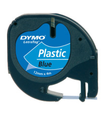 Nastro Letratag 912050 - 12 mm x 4 mt - plastica - blu - Dymo Nastro Letratag 912050 - 12 mm x 4 mt - plastica - blu - Dymo