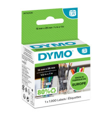 Rotolo 1000 etichette LW 13530 - 13 x 25 mm - carta - multiuso  - removibile - bianco - Dymo Rotolo 1000 etichette LW 13530 - 13 x 25 mm - carta - multiuso  - removibile - bianco - Dymo