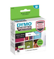 Rotolo 160 etichette LW Durable 1976411 - 25 x 54 mm - PP - bianco - Dymo Rotolo 160 etichette LW Durable 1976411 - 25 x 54 mm - PP - bianco - Dymo