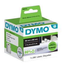 Rotolo 260 etichette LW 1983172 - 36 x 89 mm - carta - indirizzi estesi - bianco - Dymo Rotolo 260 etichette LW 1983172 - 36 x 89 mm - carta - indirizzi estesi - bianco - Dymo