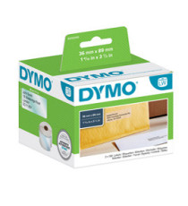 Rotolo 260 etichette LW 990130 - 36 x 89 mm - indirizzi - plastica trasparente - Dymo Rotolo 260 etichette LW 990130 - 36 x 89 mm - indirizzi - plastica trasparente - Dymo
