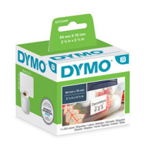 Rotolo 320 etichette LW 990150 - 54 x 70 mm - carta - multiuso - bianco - Dymo Rotolo 320 etichette LW 990150 - 54 x 70 mm - carta - multiuso - bianco - Dymo