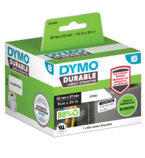 Rotolo 800 etichette LW Durable 1933084 - 57 x 32 mm - PP - bianco - Dymo Rotolo 800 etichette LW Durable 1933084 - 57 x 32 mm - PP - bianco - Dymo