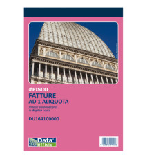 Blocco fatture ad 1 aliquota - 50/2 autoricalcante - 14,8 x 21 cm - DU1641C0000 - Data Ufficio Blocco fatture ad 1 aliquota - 50/2 autoricalcante - 14,8 x 21 cm - DU1641C0000 - Data Ufficio