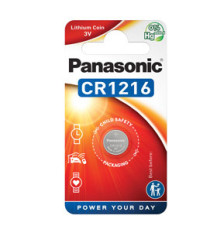 Micropila CR1216 - a pastiglia - litio - Panasonic - blister 1 pezzo Micropila CR1216 - a pastiglia - litio - Panasonic - blister 1 pezzo