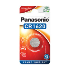 Micropila CR1620 - a pastiglia - litio - Panasonic - blister 1 pezzo Micropila CR1620 - a pastiglia - litio - Panasonic - blister 1 pezzo