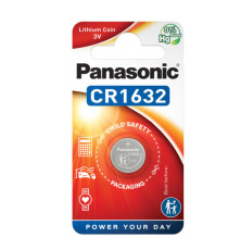 Micropila CR1632 - a pastiglia - litio - Panasonic - blister 1 pezzo Micropila CR1632 - a pastiglia - litio - Panasonic - blister 1 pezzo