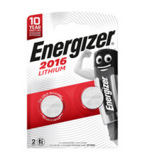 Micropila CR2016 - 3V - a pastiglia - Lithium - Energizer - blister 2 pezzi Micropila CR2016 - 3V - a pastiglia - Lithium - Energizer - blister 2 pezzi