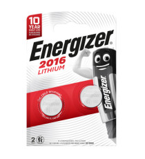 Micropila CR2016 - 3V - a pastiglia - Lithium - Energizer - blister 2 pezzi Micropila CR2016 - 3V - a pastiglia - Lithium - Energizer - blister 2 pezzi
