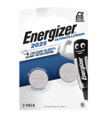 Micropila CR2025 - 3V - a pastiglia - Ultimate Lithium - Energizer - blister 2 pezzi Micropila CR2025 - 3V - a pastiglia - Ultimate Lithium - Energizer - blister 2 pezzi
