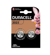 Micropila CR2025 - 3V - a pastiglia - litio - Duracell - blister 2 pezzi Micropila CR2025 - 3V - a pastiglia - litio - Duracell - blister 2 pezzi