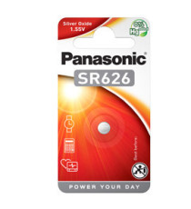Micropila SR626 - a pastiglia - ossido argento - Panasonic - blister 1 pezzo Micropila SR626 - a pastiglia - ossido argento - Panasonic - blister 1 pezzo