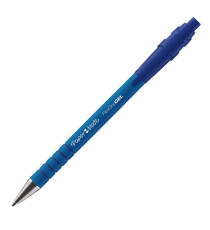 Penna a sfera a scatto Flexgrip Gel - punta 0,7 mm - blu - Papermate Penna a sfera a scatto Flexgrip Gel - punta 0,7 mm - blu - Papermate