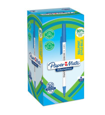 Penna sfera - cappuccio - Kilometrico Recycled - punta 1,0 mm - blu - Papermate Penna sfera - cappuccio - Kilometrico Recycled - punta 1,0 mm - blu - Papermate