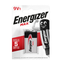 Pila Transistor - 9V - Max - Energizer - blister 1 pezzo Pila Transistor - 9V - Max - Energizer - blister 1 pezzo