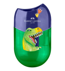 Temperamatite unicorno e dinosauro - con serbatoio - 2 fori - colori assortiti - Faber Castell