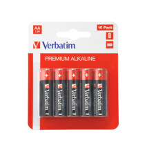 Pila stilo AA - 1,5V - alcaline - 49875 - Verbatim - blister 10 pezzi Pila stilo AA - 1,5V - alcaline - 49875 - Verbatim - blister 10 pezzi