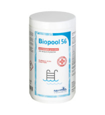Disinfettante granulare per acque di piscine Biopool 56 in barattolo - 1 Kg - Nettuno Disinfettante granulare per acque di piscine Biopool 56 in barattolo - 1 Kg - Nettuno