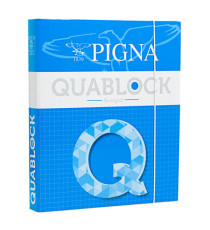 Raccoglitore ad anelli Quablock - 26x32cm - 4 anelli - dorso 4cm - Pigna Raccoglitore ad anelli Quablock - 26x32cm - 4 anelli - dorso 4cm - Pigna