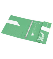 Raccoglitore ad anelli Quablock - 26x32cm - 4 anelli - dorso 4cm - Pigna Raccoglitore ad anelli Quablock - 26x32cm - 4 anelli - dorso 4cm - Pigna