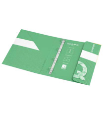 Raccoglitore ad anelli Quablock - 26x32cm - 4 anelli - dorso 4cm - Pigna Raccoglitore ad anelli Quablock - 26x32cm - 4 anelli - dorso 4cm - Pigna