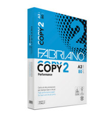 Carta Copy 2 - A3 - 80 gr - bianco - Fabriano - conf. 500 fogli