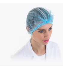 Cuffia detectabile - taglia unica - PLP - blu - conf. 100 pezzi