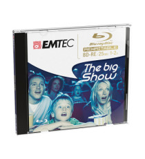 Emtec - Blue Ray - BD-RE 1-2x - Singolo - ECOBDRE2512JC Emtec - Blue Ray - BD-RE 1-2x - Singolo - ECOBDRE2512JC