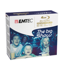 Emtec - Blue Ray - BD-RE 1-2x - Singolo - ECOBDRE2512JC Emtec - Blue Ray - BD-RE 1-2x - Singolo - ECOBDRE2512JC