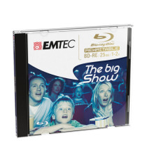 Emtec - Blue Ray - BD-RE 1-2x - Singolo - ECOBDRE2512JC Emtec - Blue Ray - BD-RE 1-2x - Singolo - ECOBDRE2512JC