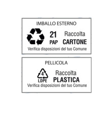 Etichette adesive - in carta - permanenti - 105 x 140 mm - 4 et/fg - 100 fogli - bianco - Starline