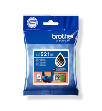 Brother LC521BK nero cartuccia originale per Brother DCP J1260W,DCP J1310DW,DCP J1360DW,DCP J1460DW capacità 500 pagine