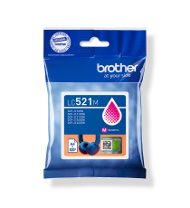 Brother LC521M magenta cartuccia originale per Brother DCP J1260W,DCP J1310DW,DCP J1360DW,DCP J1460DW capacità 500 pagine