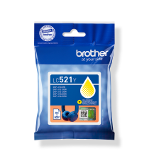 Brother LC521Y giallo cartuccia originale per Brother DCP J1260W,DCP J1310DW,DCP J1360DW,DCP J1460DW capacità 500 pagine