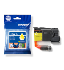 Brother LC521Y giallo cartuccia originale per Brother DCP J1260W,DCP J1310DW,DCP J1360DW,DCP J1460DW capacità 500 pagine